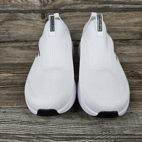 NEW Skechers Performance Ultra Go Goga Mat Air Cooled White Shoes Women's Size 8 - Picture 4 of 9